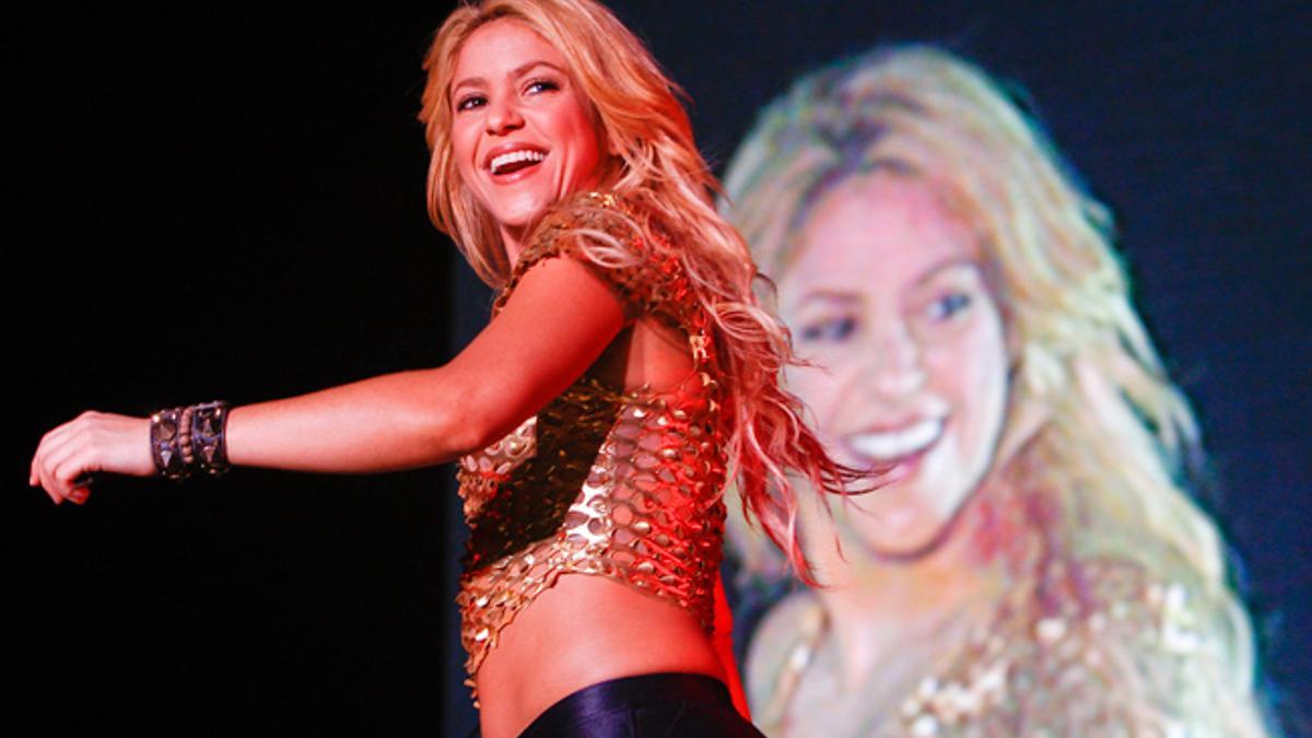 Shakira durante un concierto