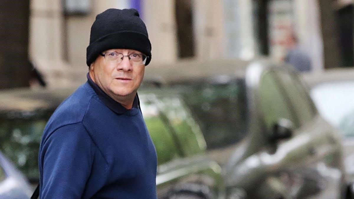 Llegada de Joaquim Benítez a la Audiencia de Barcelona para conocer la sentencia del 'caso Maristas'