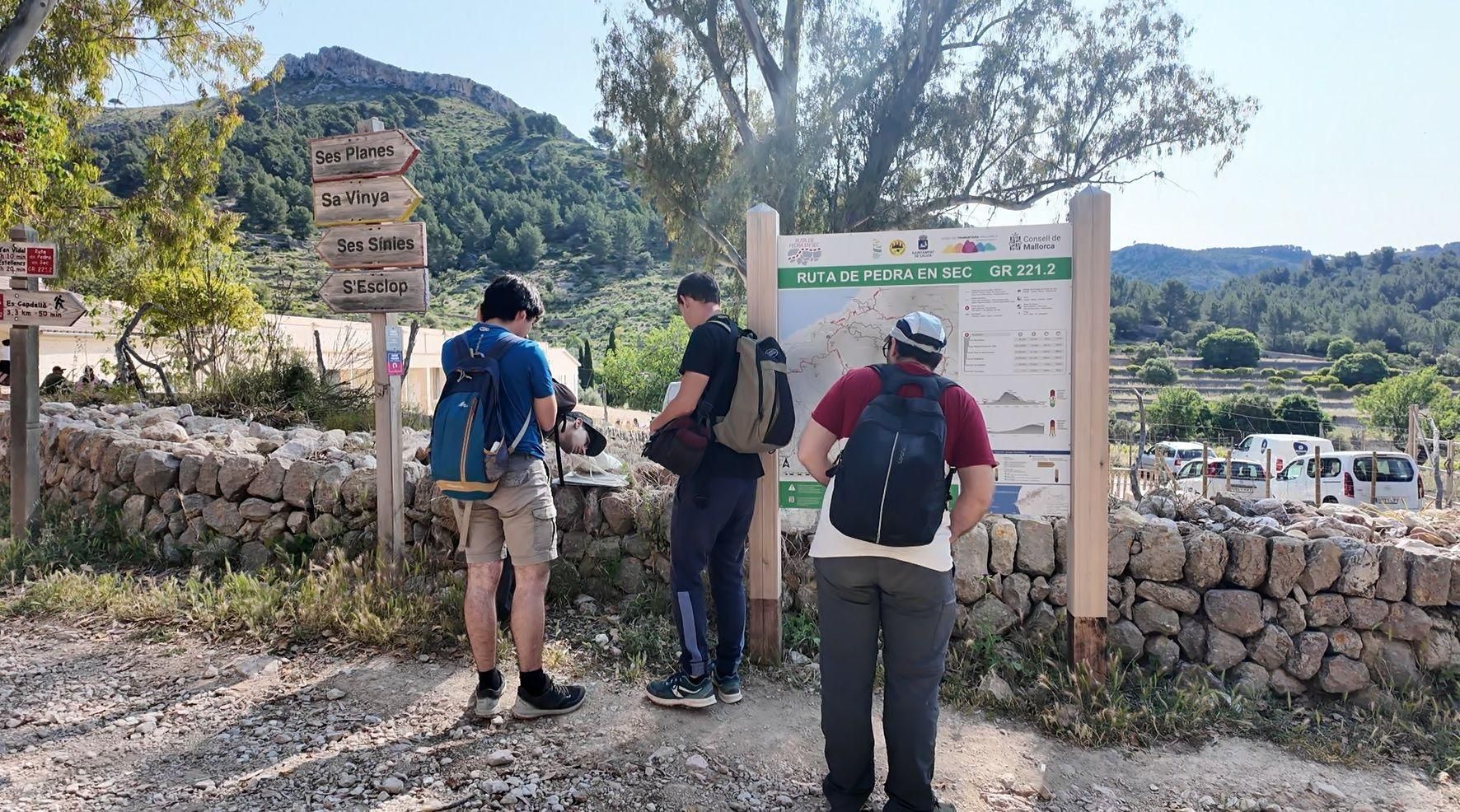 Las imágenes del Pancaritat en familia en la finca de Galatzó