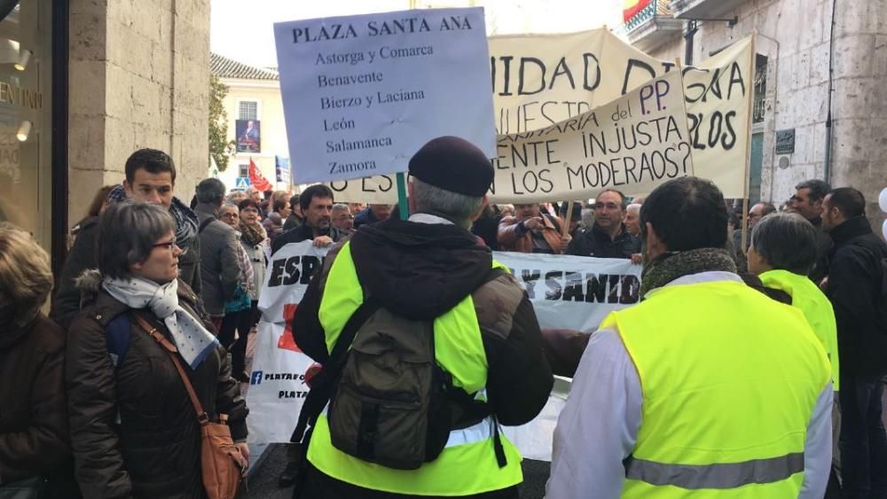 Zamora en la marcha por la Sanidad en Valladolid