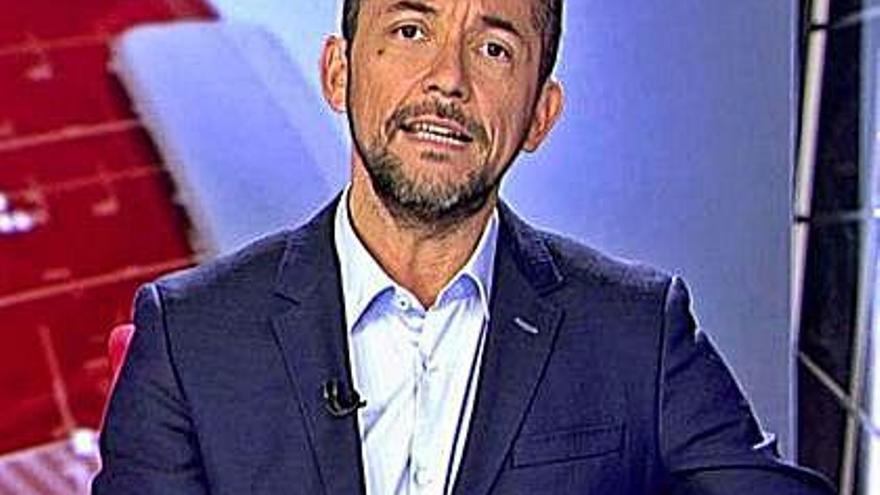 Javier Ruiz, a «Notícias Cuatro».
