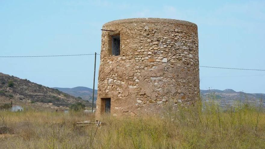 El molino restaurado.