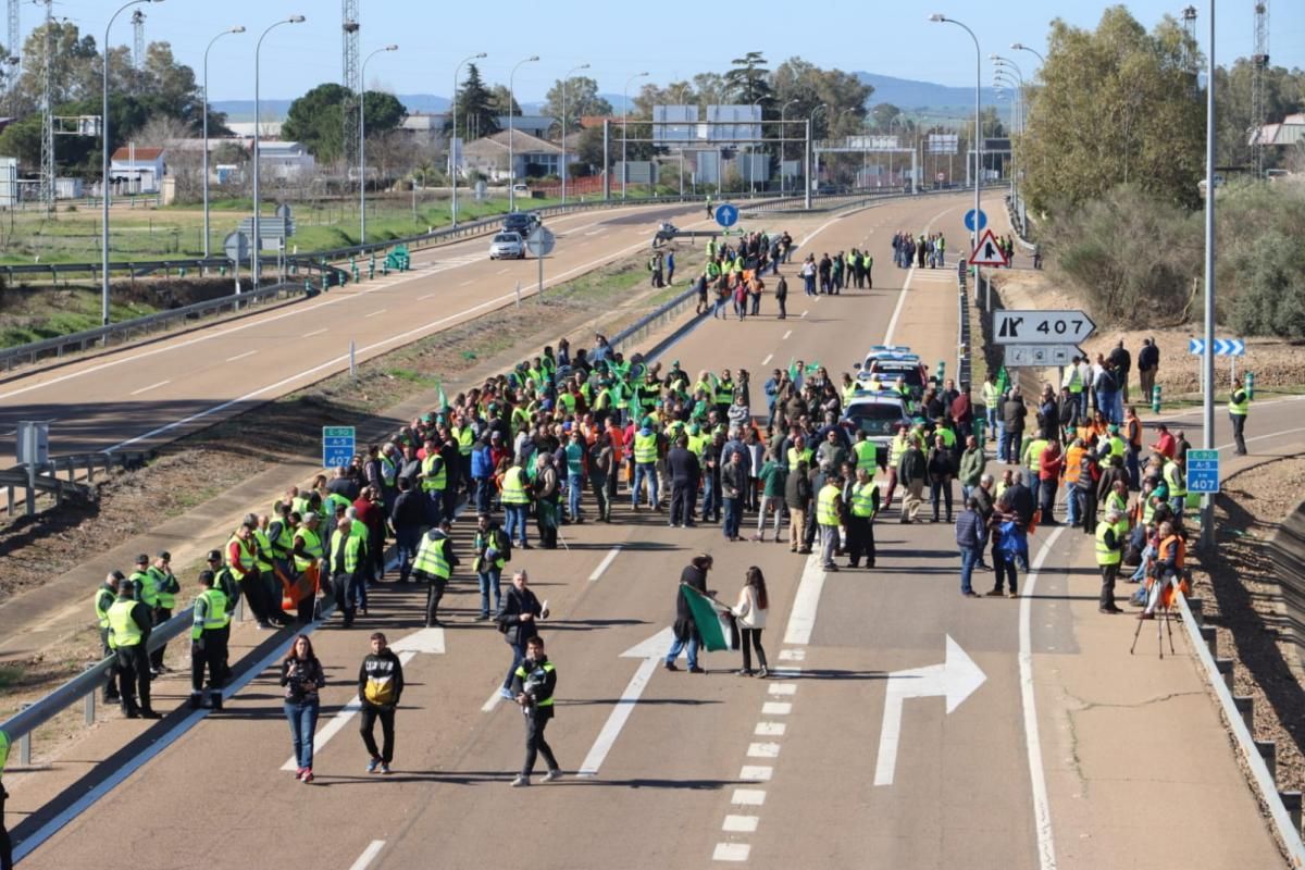 La protesta de los agricultores en imágenes