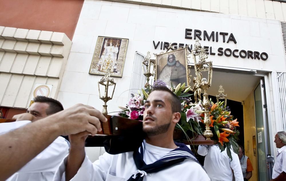 Procesión en honor a la Virgen del Socorro