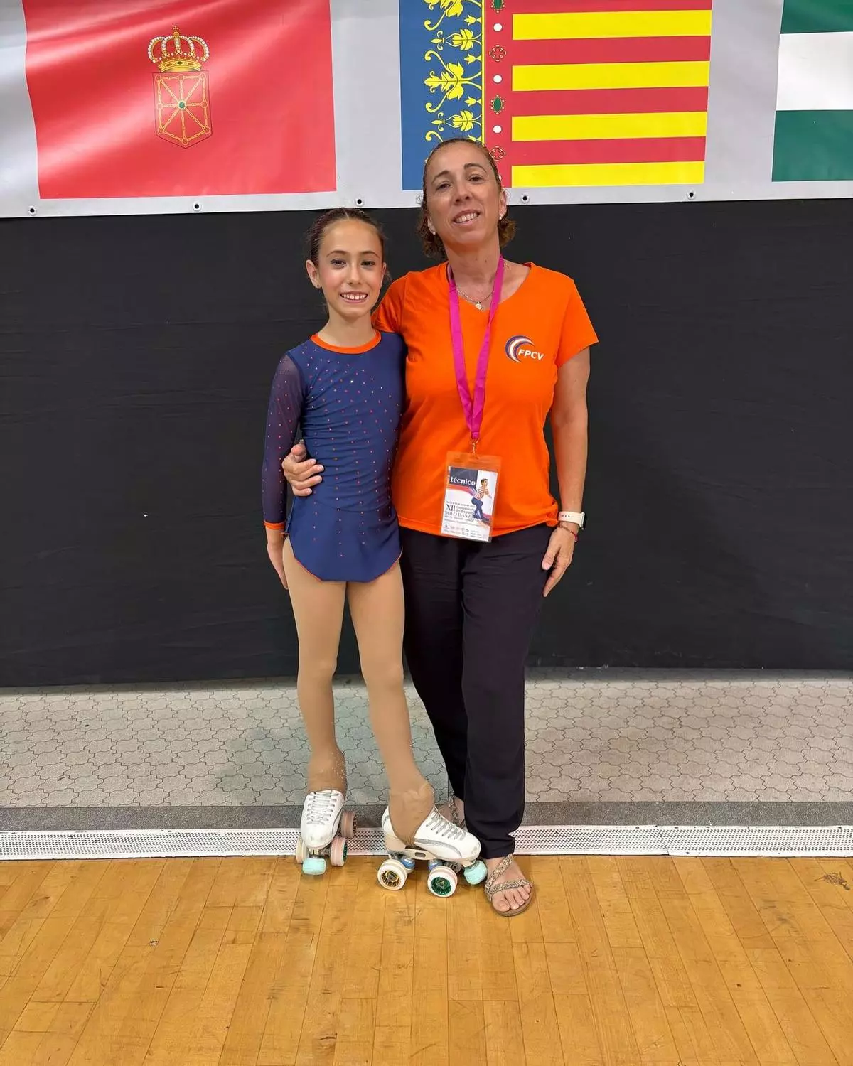 La gandiense Noa Tío Hernández es 7ª en el Nacional de patinaje artístico