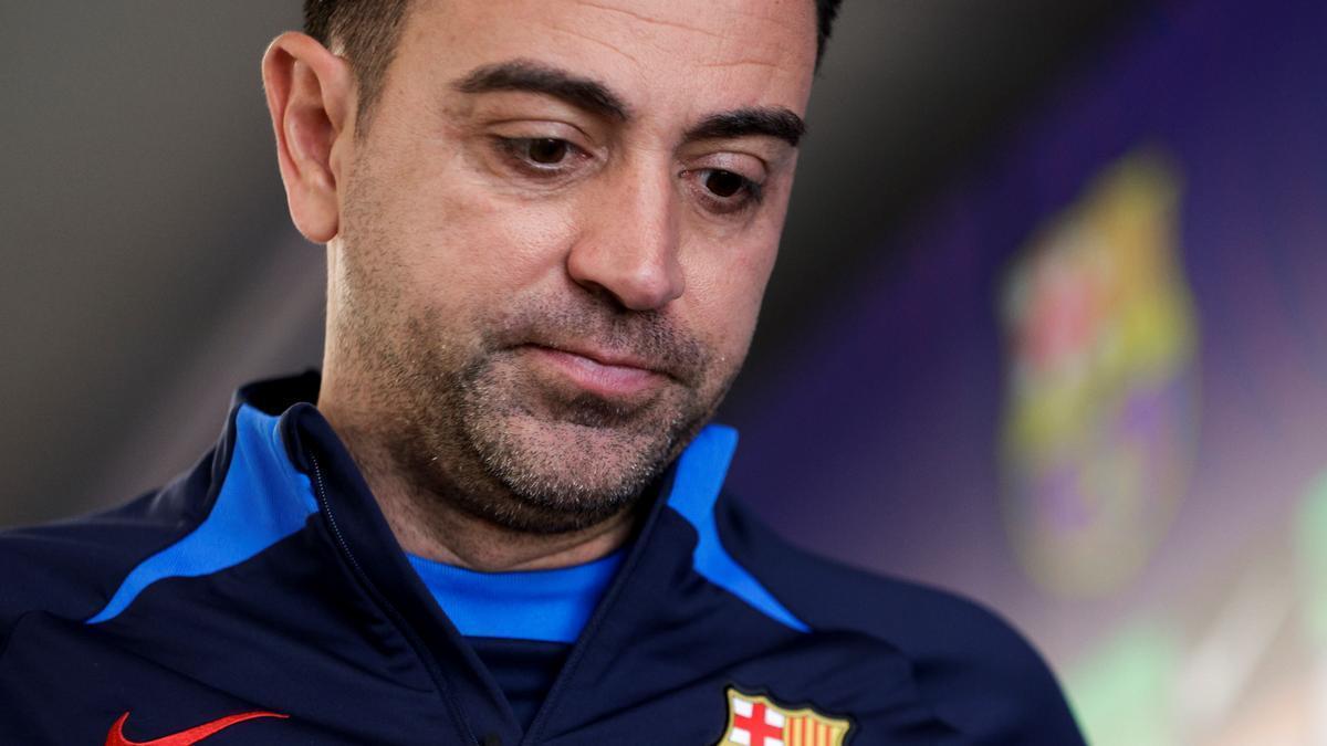 Xavi, tras la rueda de prensa previa al duelo con el Athletic.