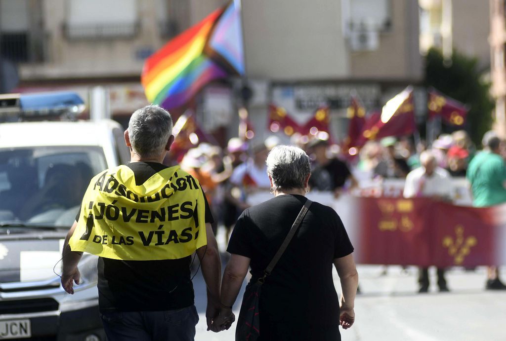 Las mareas se echan a la calle en el Día de la Región de Murcia