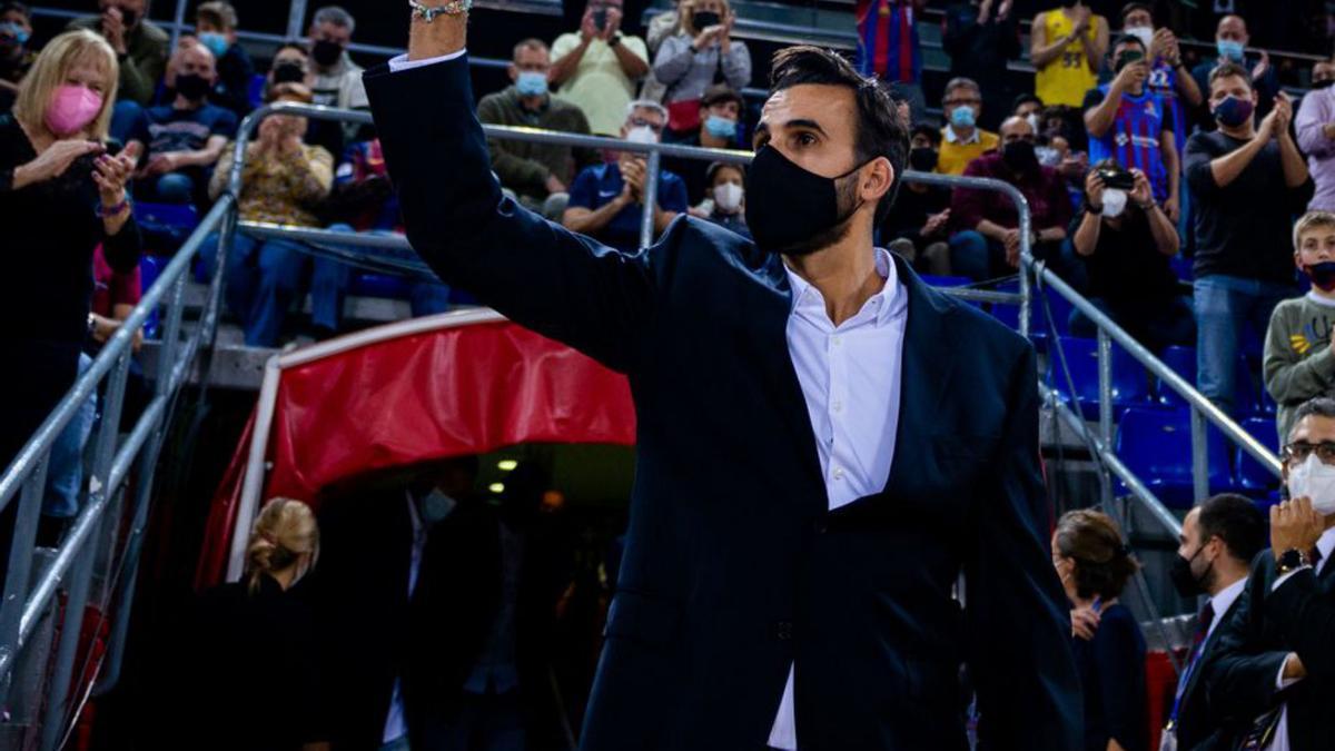 Víctor Sada, al Palau Blaugrana