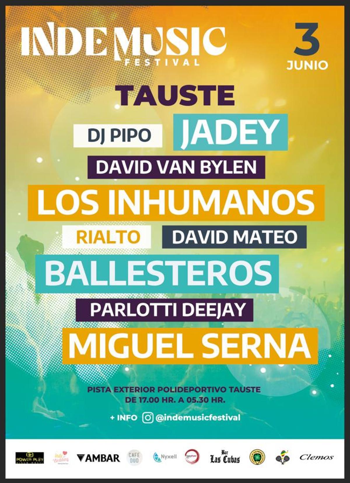 Cartel del evento en Tauste