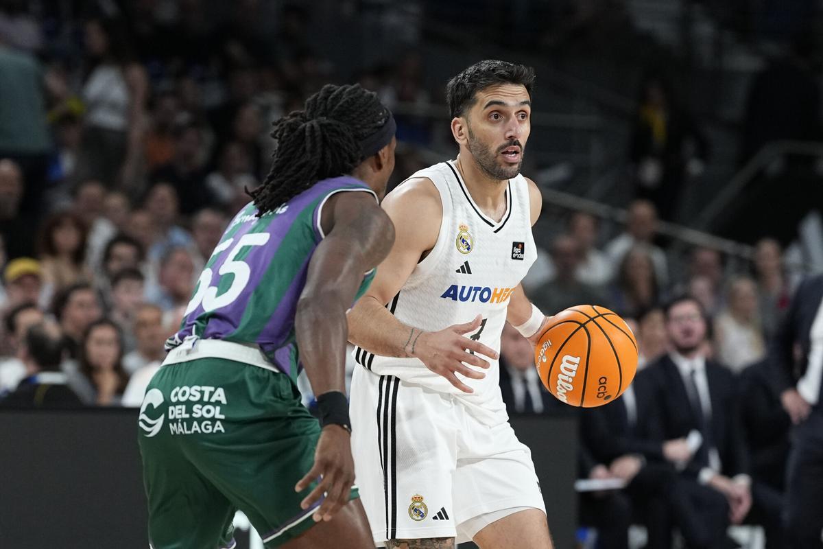 Facundo Campazzo, during the game.