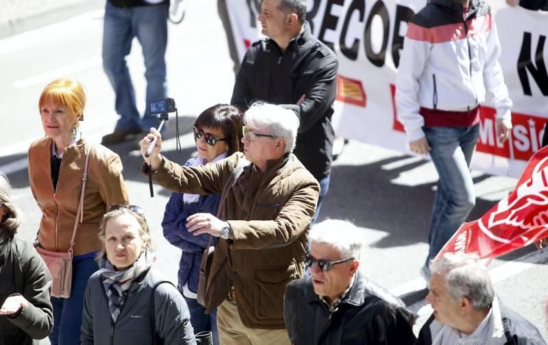 Escenas del Día del Trabajador en Zaragoza