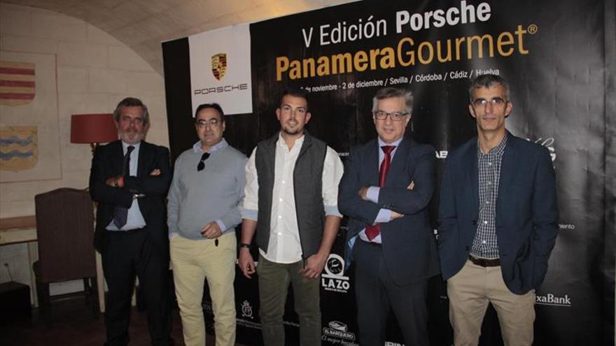 Directivos de Córdoba prueban el nuevo Panamera