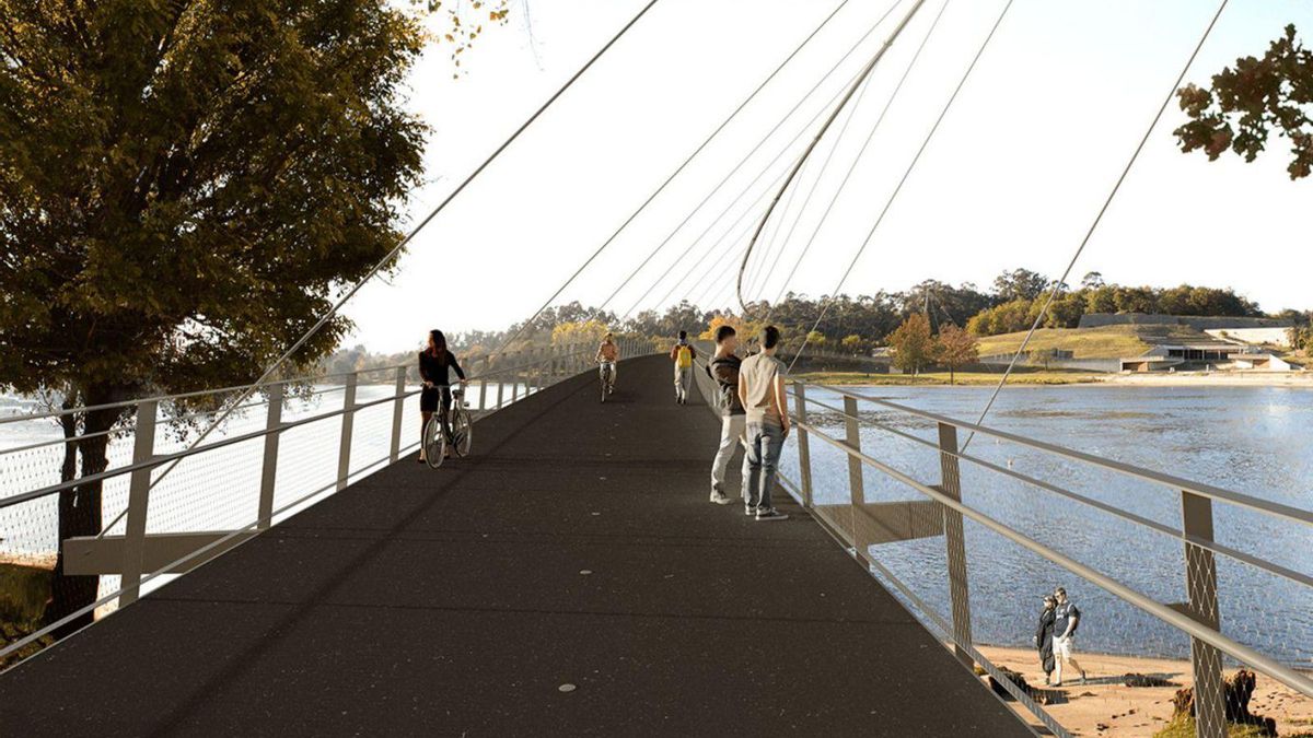 Proyecto de puente de Burgos y Garrido, el estudio madrileño ganador del concurso de ideas. | D.P.
