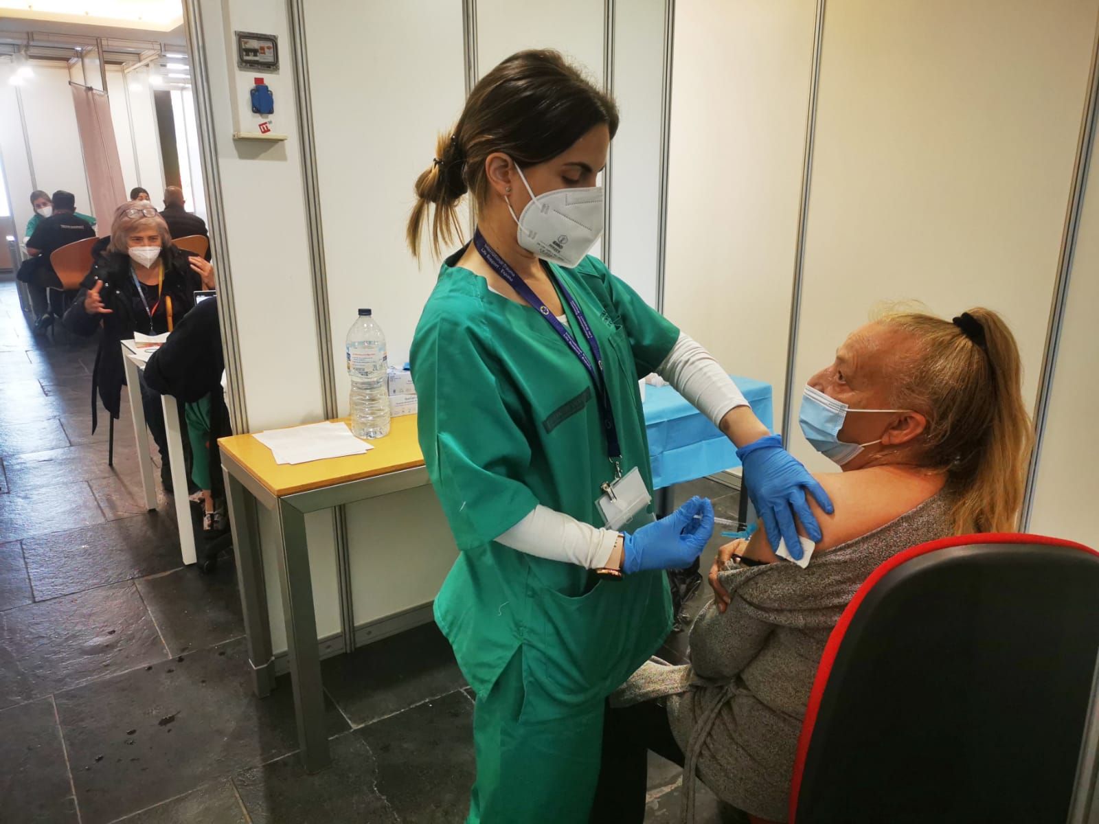 Vacunación en el Auditori de Castelló