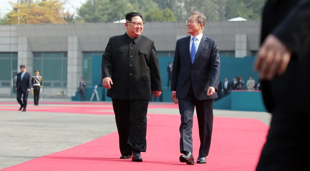 Encuentro entre Kim Jong-un y Moon Jae-in