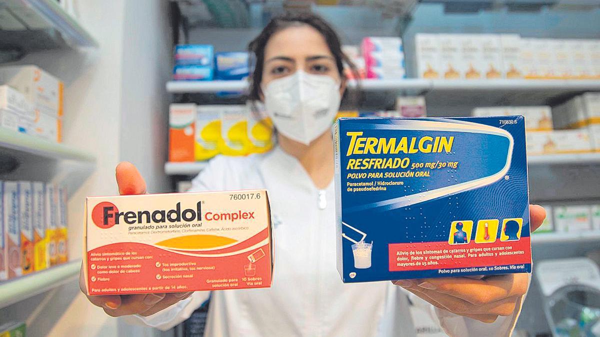 La Farmacia Colom, en el Molinar, también ha notado la caída de ventas de antigripales.