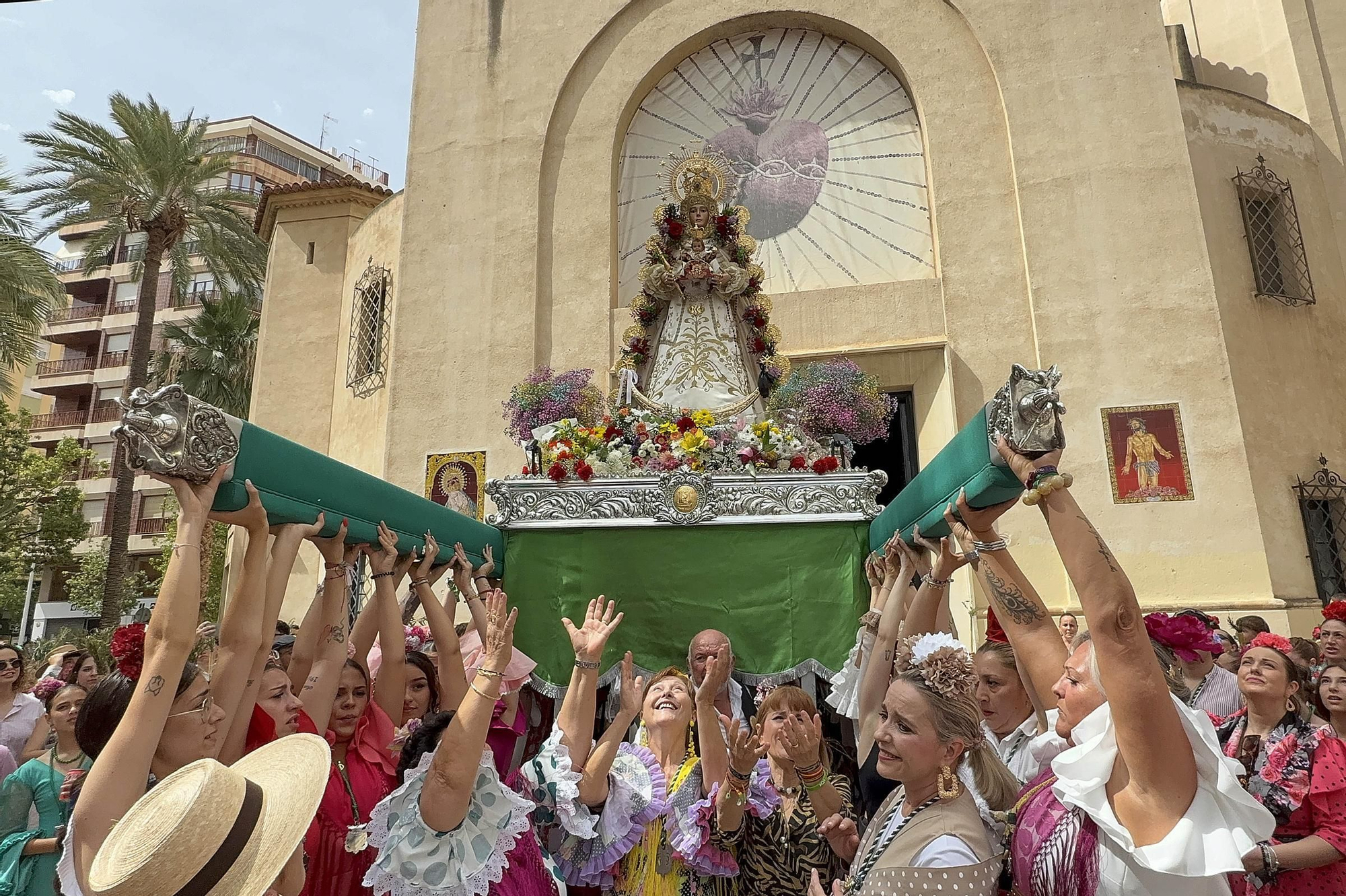 Salida de La Romería del Rocío