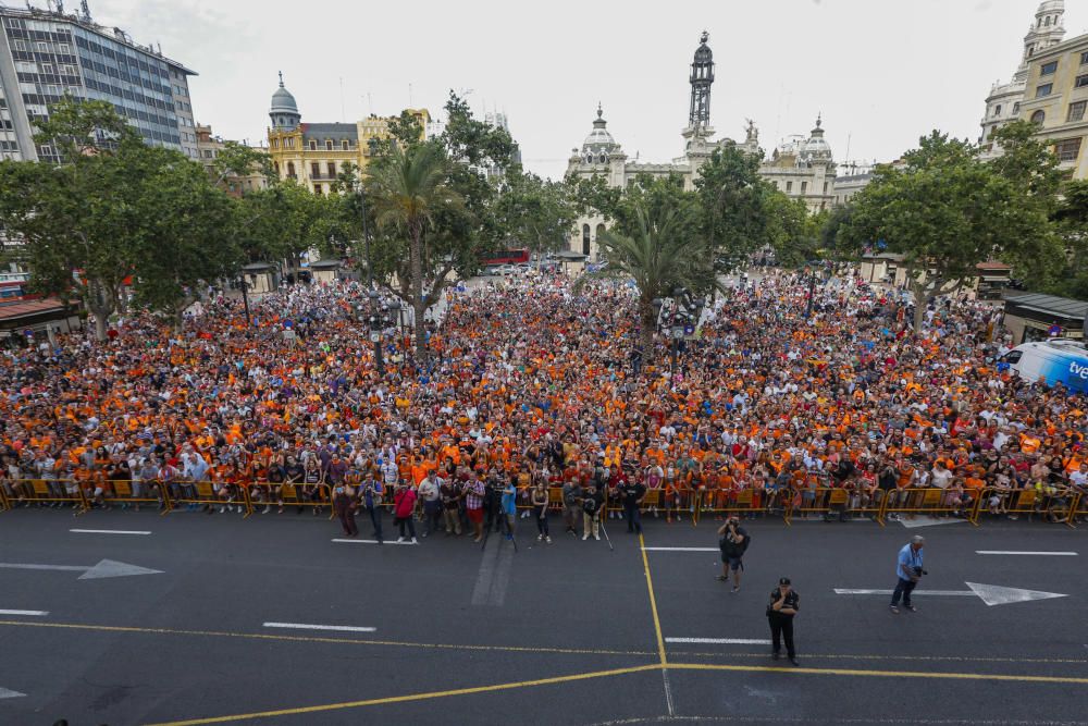 Actos de celebración del Valencia Basket