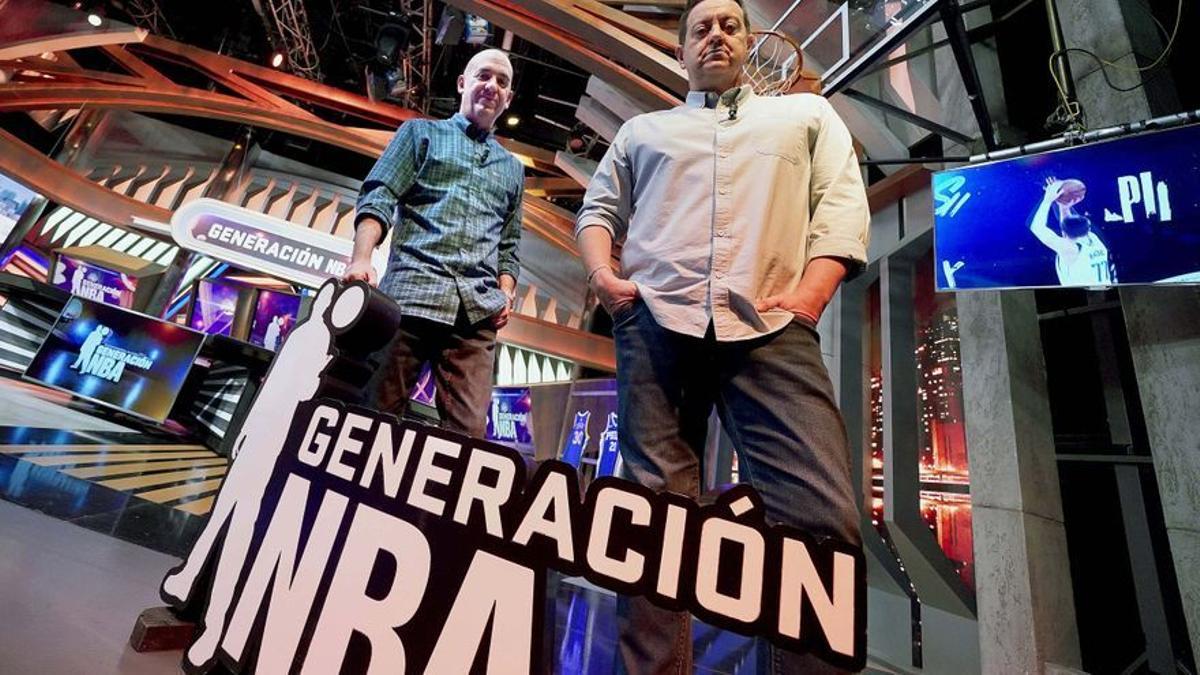 Entrevista a Guille Giménez Y Antoni Daimiel presentadores del programa de la NBA en Movistar+.