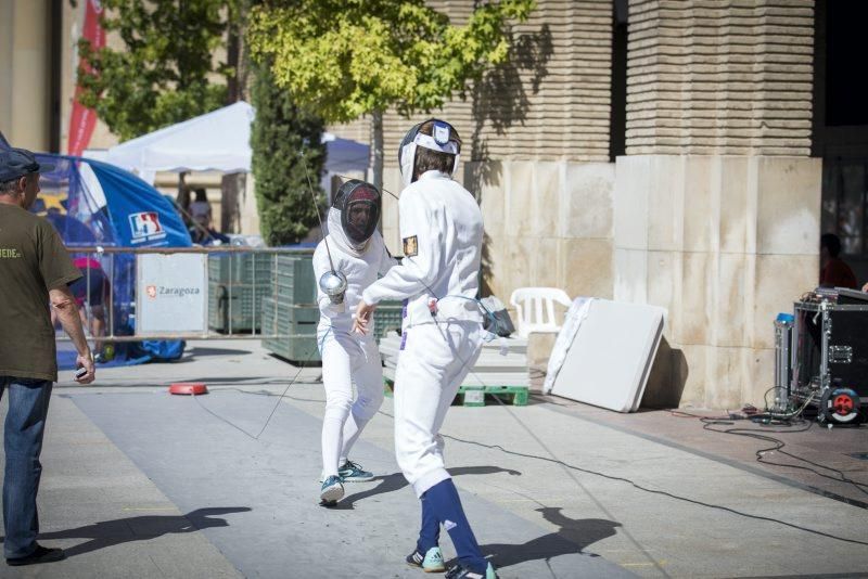 Día del Deporte en la Calle en la Plaza del Pilar de Zaragoza