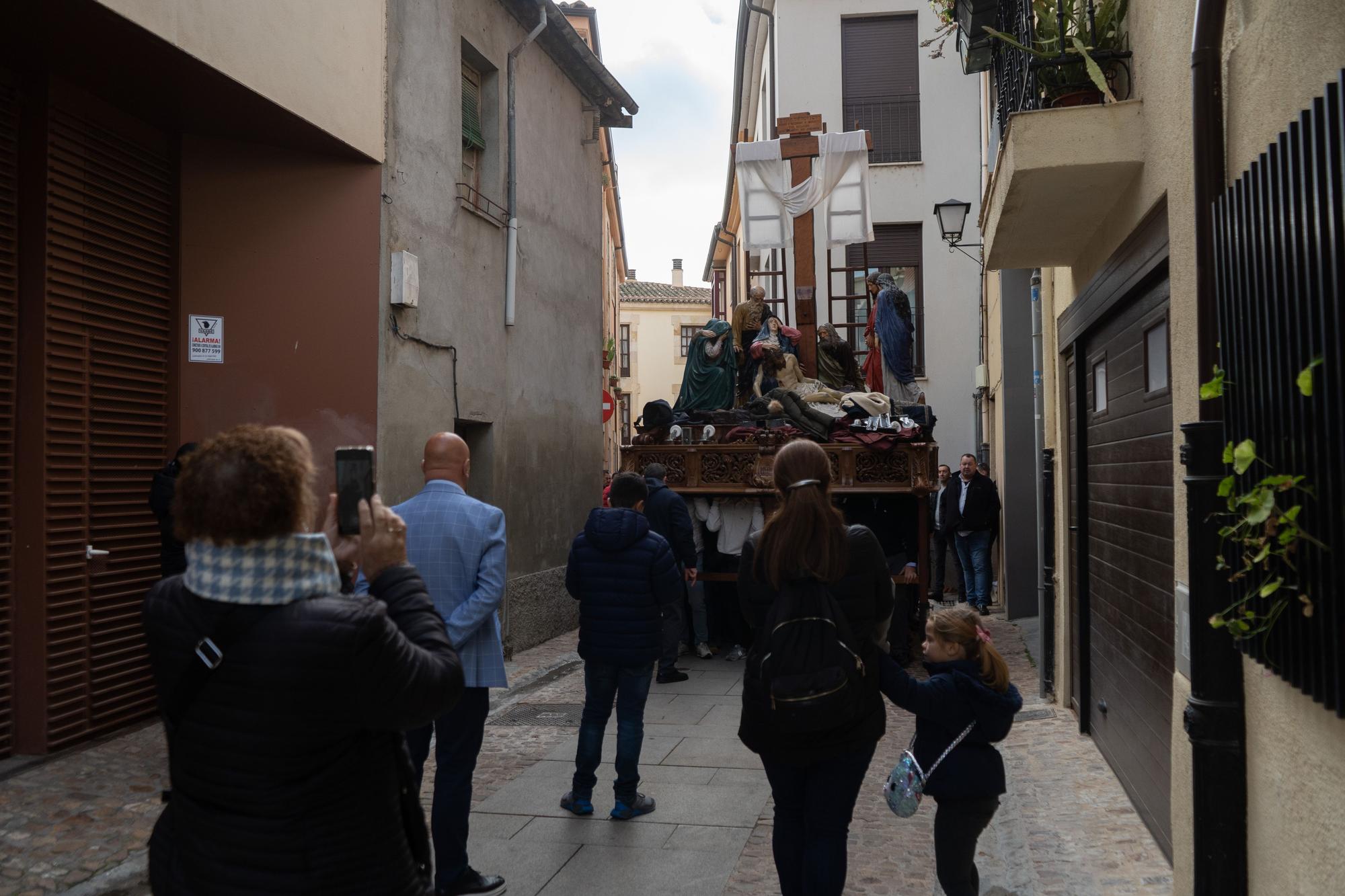 GALERÍA | Las mejores imágenes del traslado de pasos a la carpa de la Semana Santa de Zamora