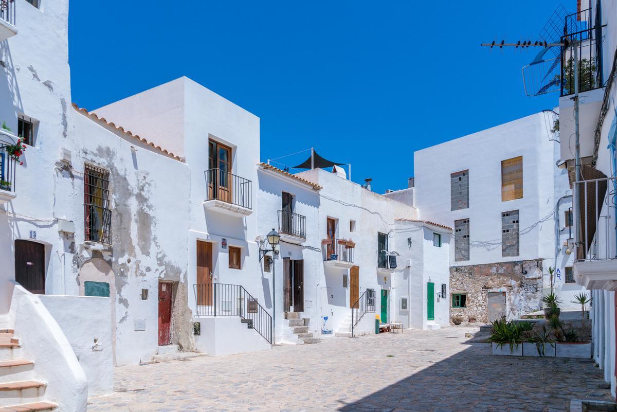 Calles de Dalt Vila, el casco antiguo de la ciudad