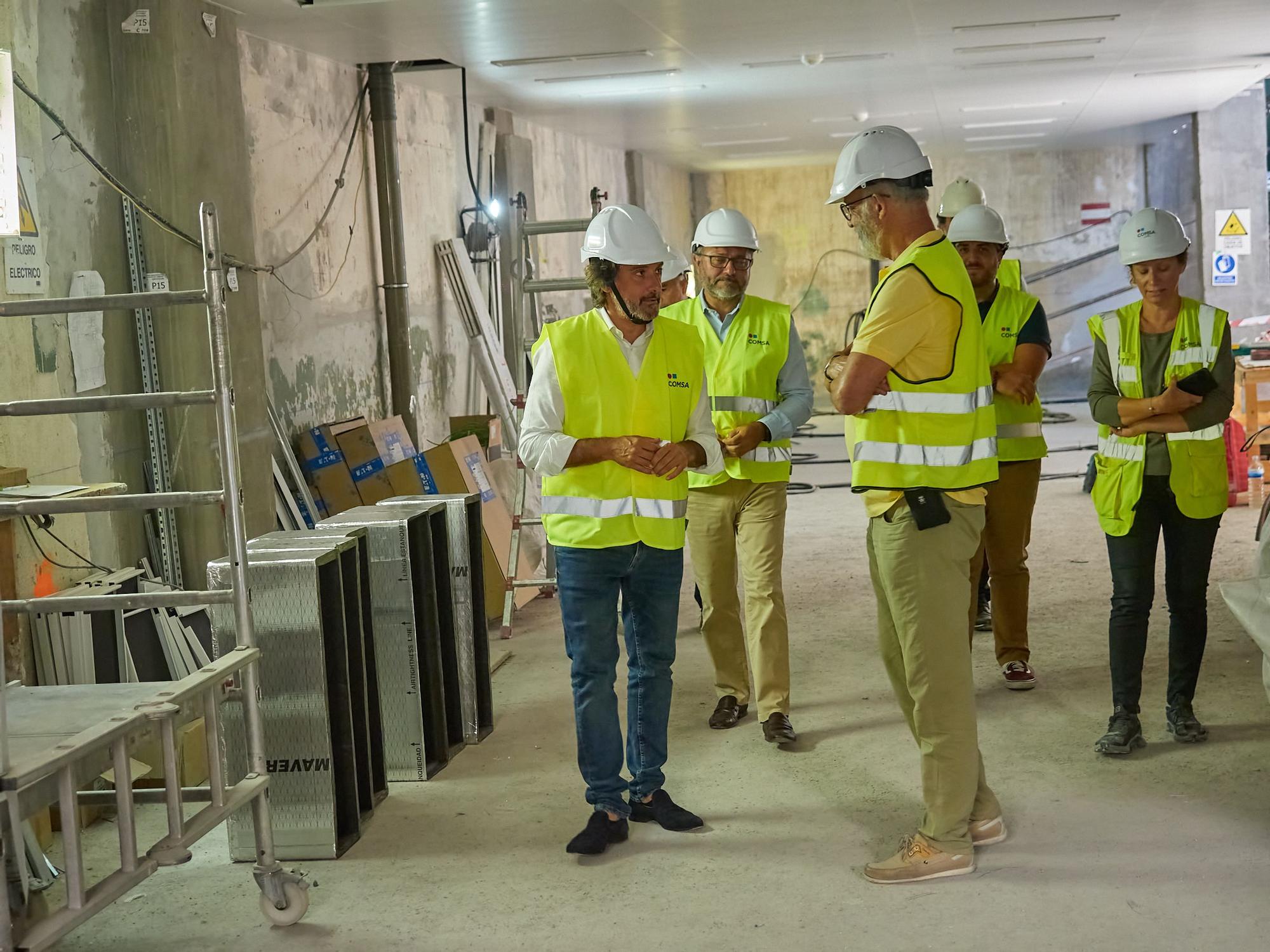 Obras de rehabilitación del edificio de servicios administrativos del Parlamento de Canarias