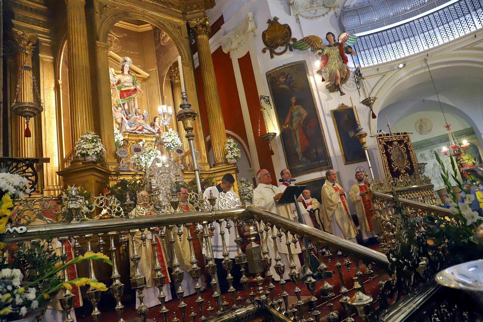 Festividad de San Rafael en la iglesia del Juramento