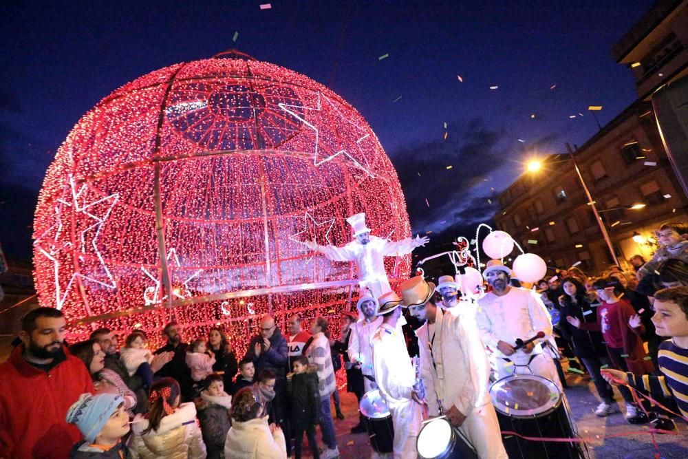 Encendido de las luces de Navidad en Vigo 2019.