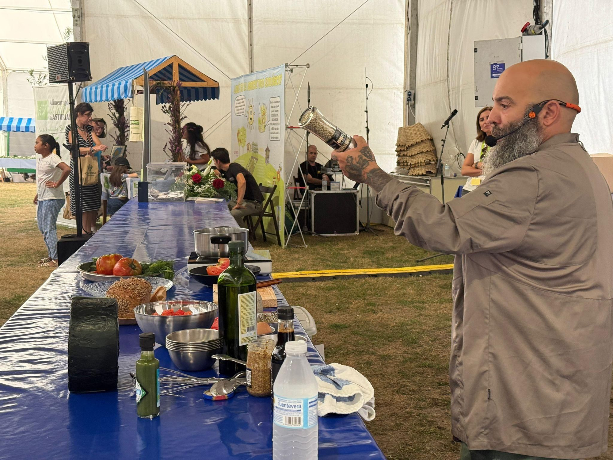Así fue el showcooking de David Montes en FAPEA