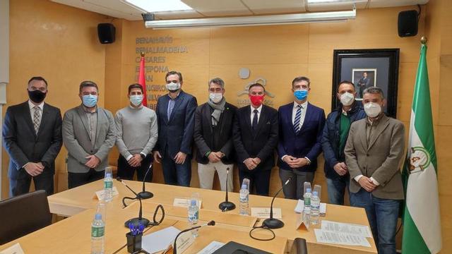 Portavoces de los grupos políticos en la Asamblea de la Mancomunidad Occidental