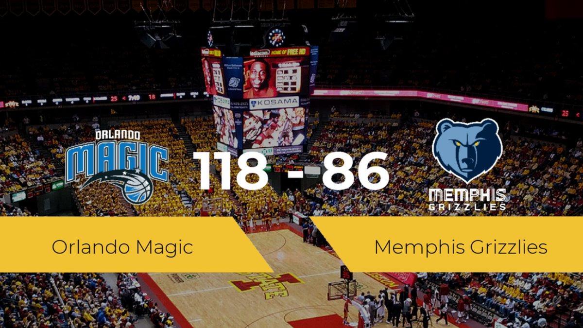 Orlando Magic gana a Memphis Grizzlies (118-86)