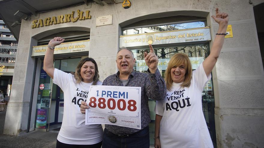 Un pessic de la Grossa de Nadal es queda a Girona i Figueres