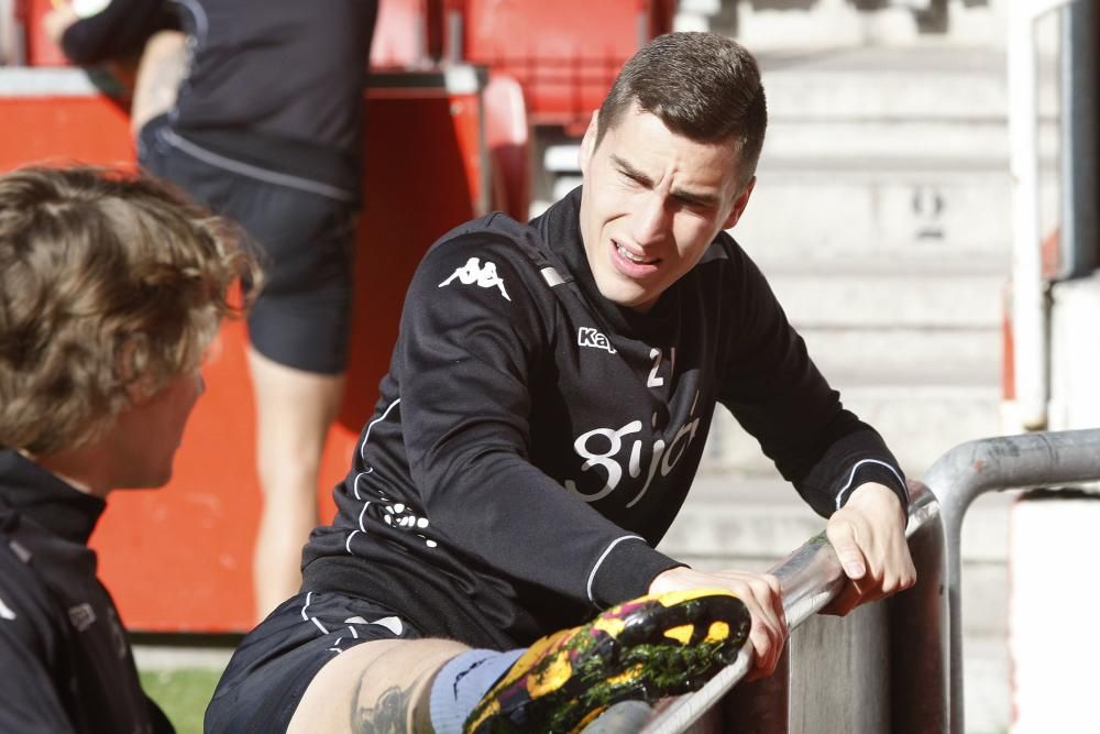 Entrenamiento del Sporting