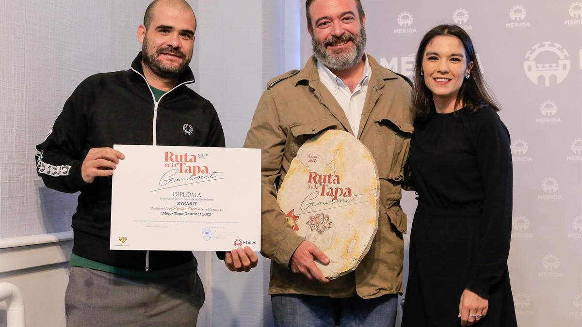 Amor con los ganadores de la ruta de la tapa de Mérida.