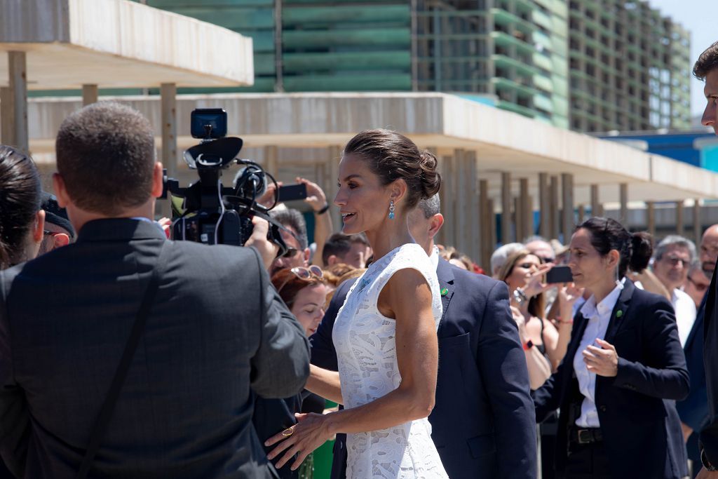 Así ha sido la visita de la reina Letizia a Cartagena