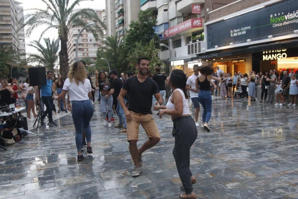 Taller de salsa en la Feria de Murcia