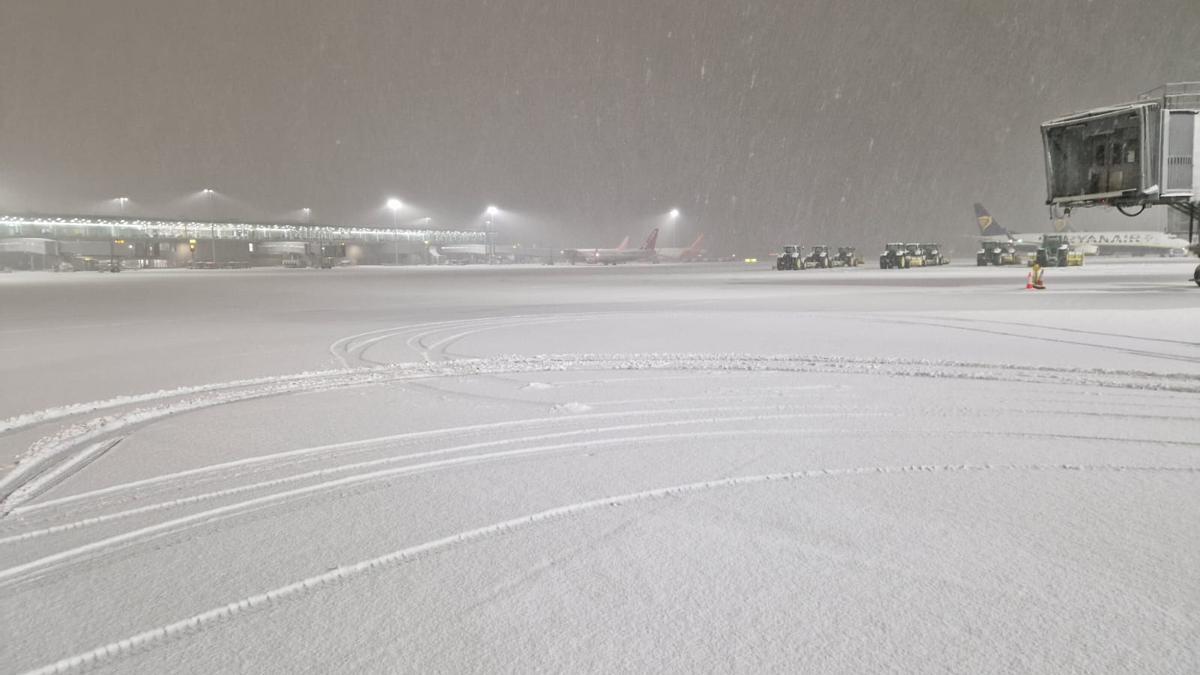 Una imagen del aeropuerto de Stansted. Twitter