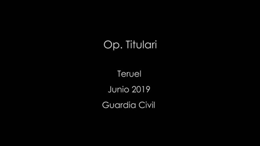 Detenidas ocho personas en Teruel en la "Operación Titulari"