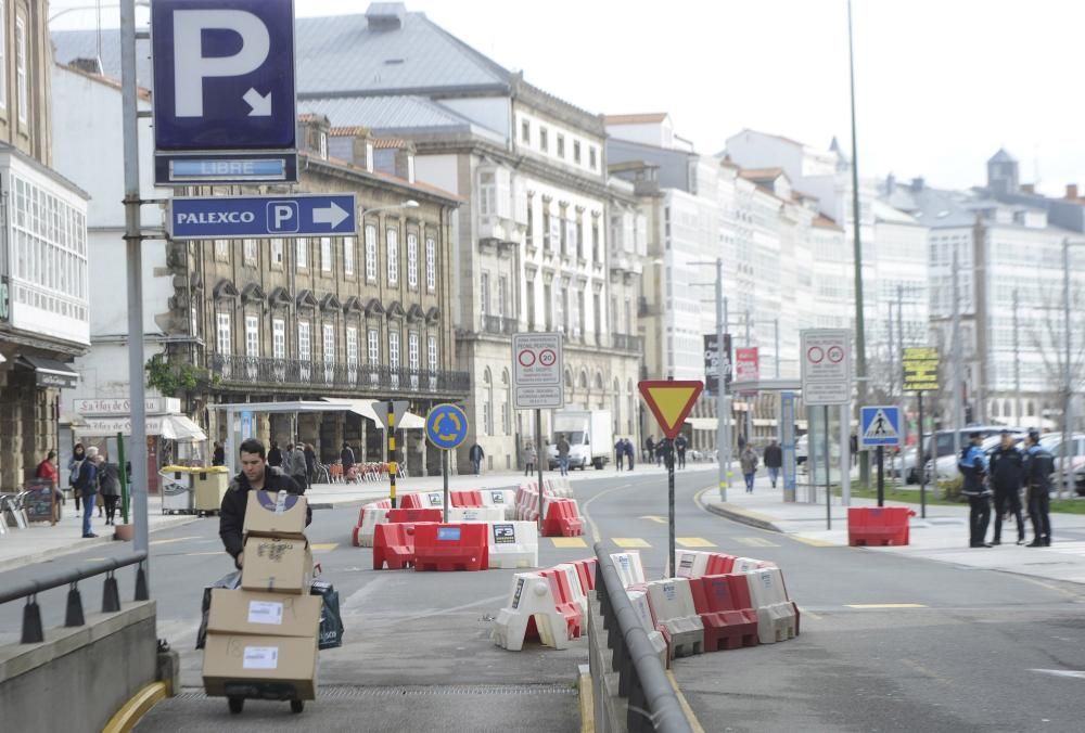 La restricción del tráfico en la Marina