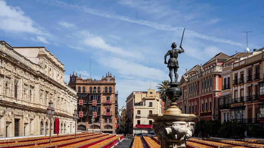 Podemos cancela el sorteo de las plazas de su palco en la carrera oficial de la Semana Santa de Sevilla