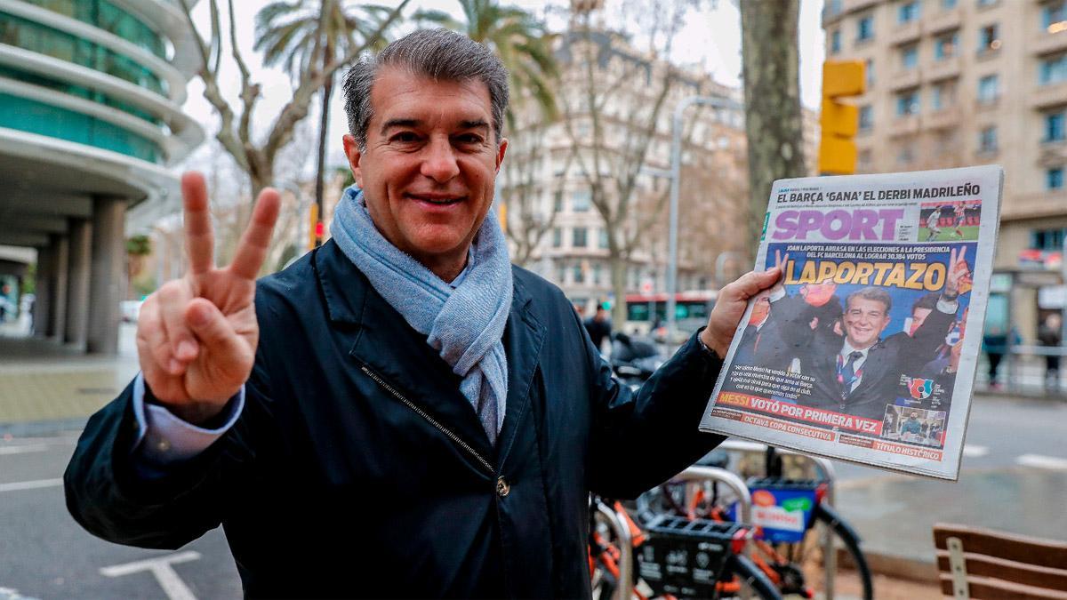 Joan Laporta, presidente del FC Barcelona