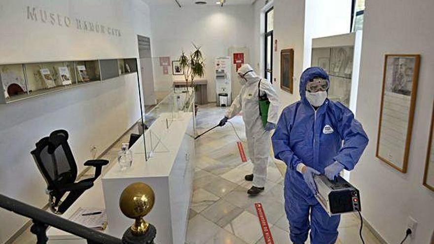 El Museo Ramón Gaya reabrirá el lunes tras ser desinfectado