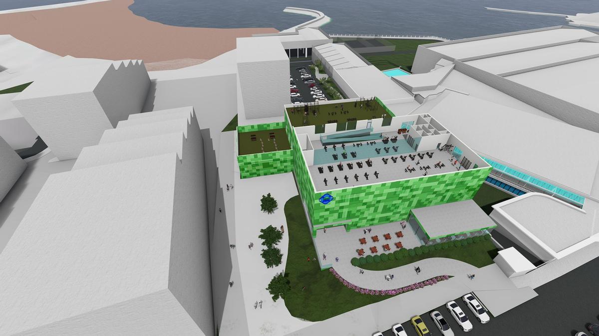 Así quedará el Santa Olaya después de la ampliación (en imágenes)