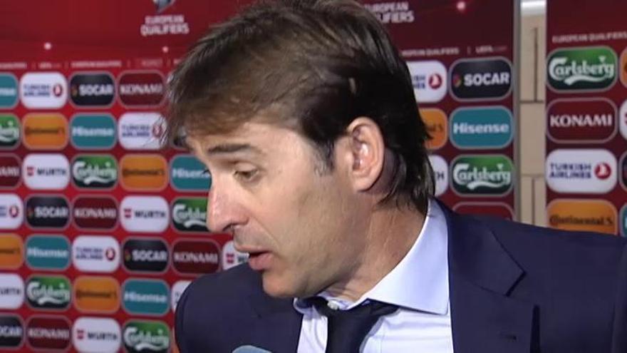 Lopetegui: "Hemos merecido ganar de manera más holgada"