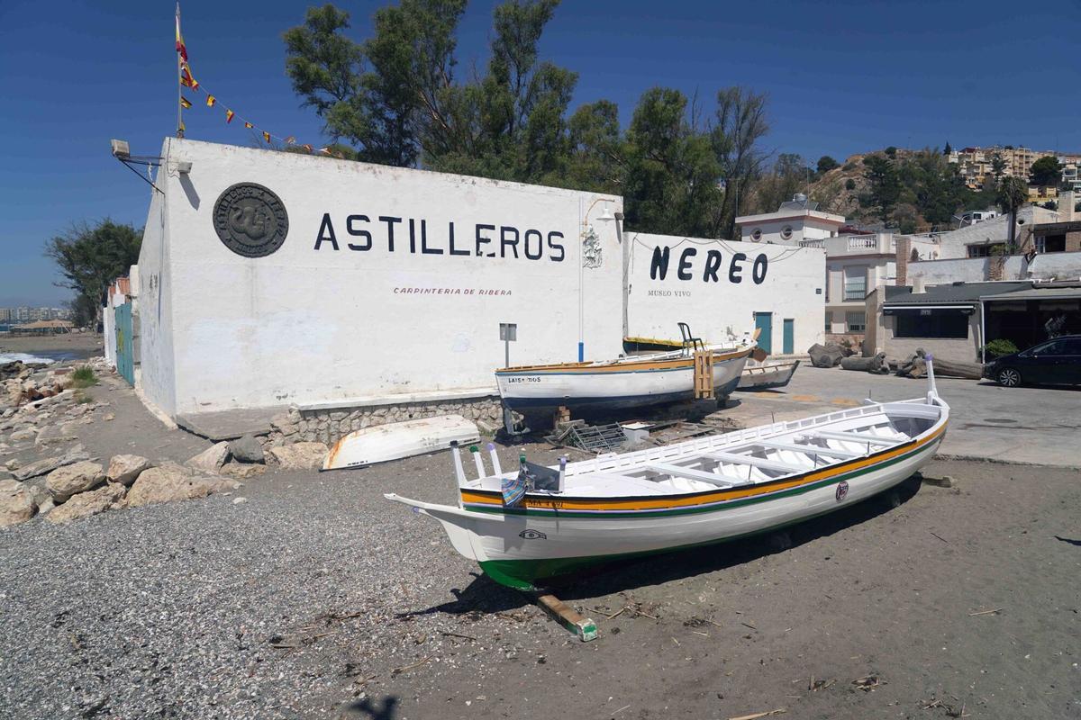 Astilleros Nereo en el paseo marítimo de Pedregalejo