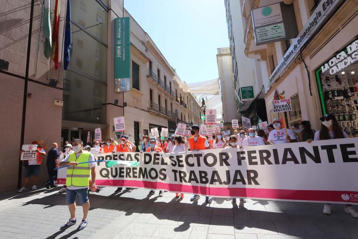 Los feriantes se sienten olvidados