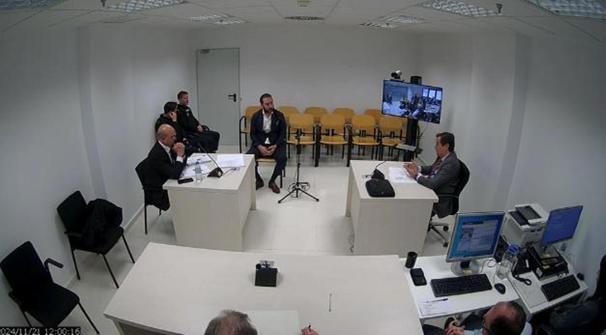 Momento de la declaración de Aldama.