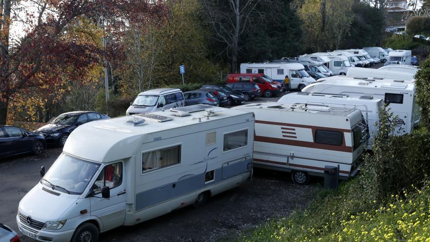 Las autocaranavas llegan a la Navidad de Vigo