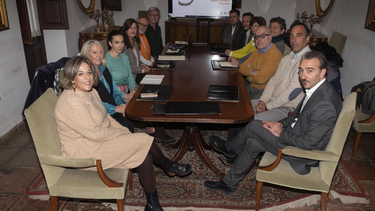 Miembros del Comité científico del proyecto expositivo sobre joyería y platería cordobesa.